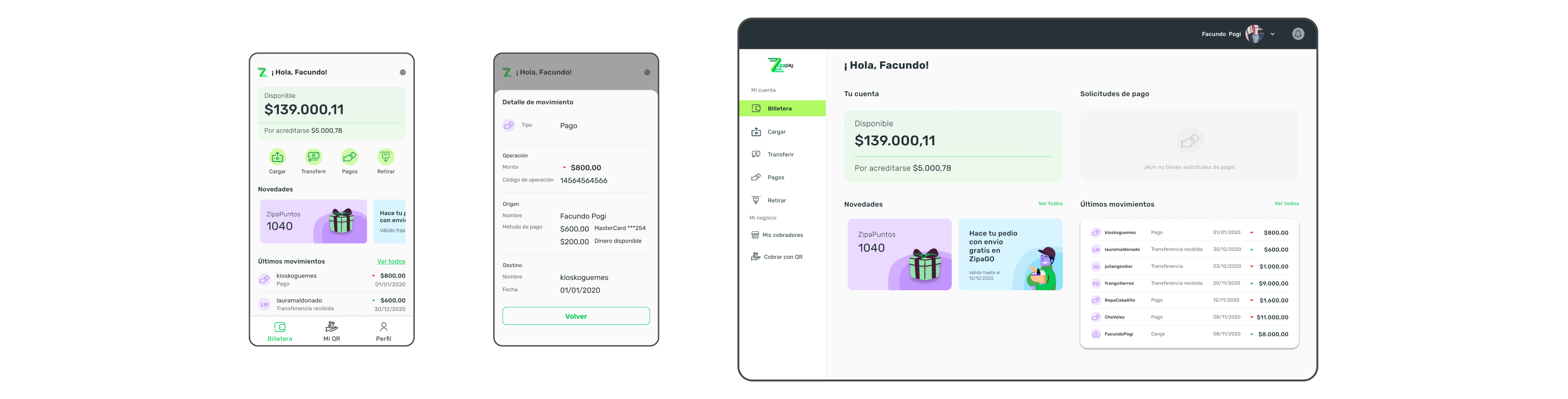 Home Screen: Surfaced the most frequent actions per role. Built for scalability, new actions or country specific features can be added without restructuring.